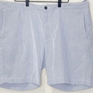 Light Blue Seersucker Men’s Shorts